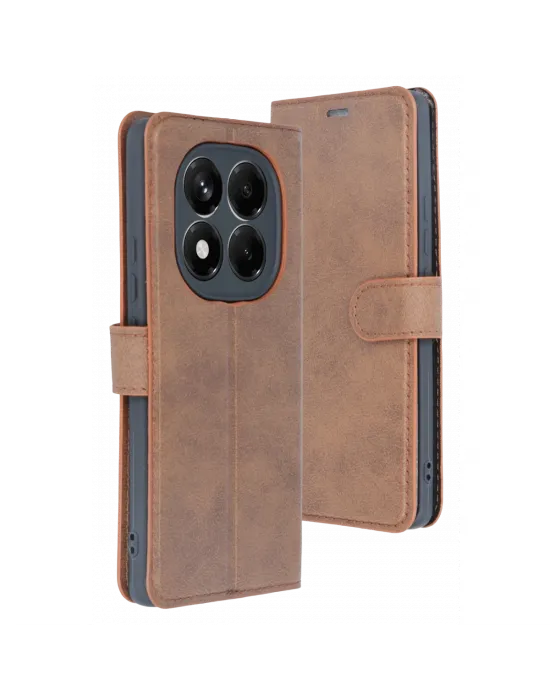 Xiaomi Redmi Note 15 Pro 5g Trend S Plus Kapaklı Kılıf - Taba