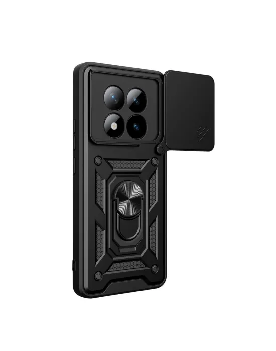 Xiaomi Redmi Note 15 Pro Plus 5g Pars Lens Yüzüklü Silikon - Siyah