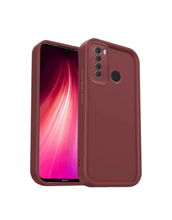 Xiaomi Redmi Note 8 Kılıf Viera Silikon - Bordo