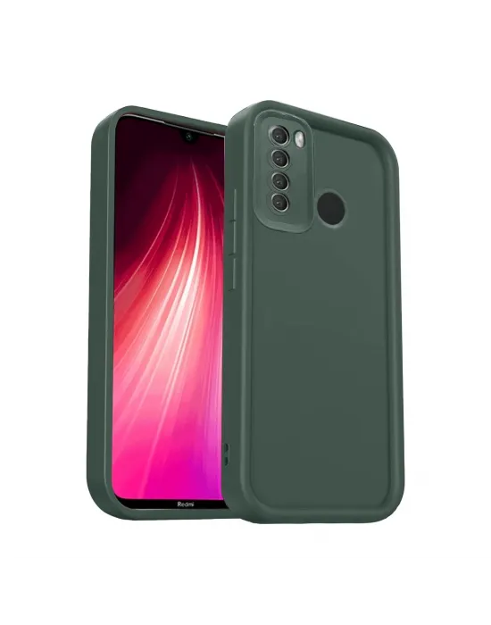 Xiaomi Redmi Note 8 Kılıf Viera Silikon - Koyu Yeşil