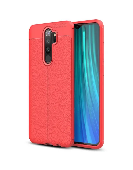 Xiaomi Redmi Note 8 Pro Kılıf Auto Focus Kapak - Kırmızı