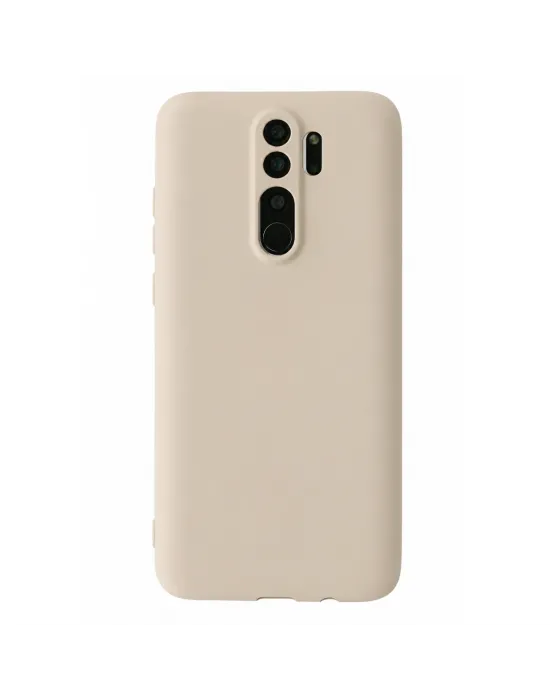 Xiaomi Redmi Note 8 Pro Kılıf First Silikon - Krem