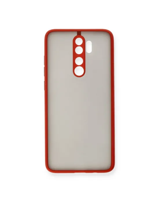 Xiaomi Redmi Note 8 Pro Kılıf Montreal Silikon Kapak - Kırmızı