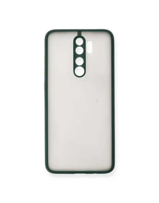 Xiaomi Redmi Note 8 Pro Kılıf Montreal Silikon Kapak - Yeşil