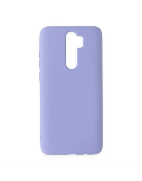 Xiaomi Redmi Note 8 Pro Kılıf Nano İçi Kadife Silikon - Lila