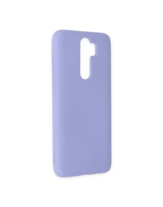 Xiaomi Redmi Note 8 Pro Kılıf Nano İçi Kadife Silikon - Lila