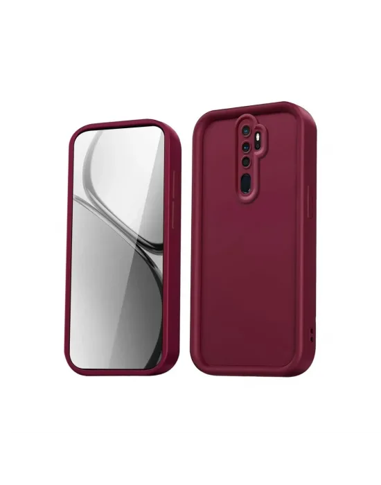 Xiaomi Redmi Note 8 Pro Kılıf Viera Silikon - Bordo