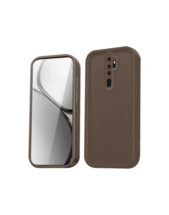 Xiaomi Redmi Note 8 Pro Kılıf Viera Silikon - Kahverengi