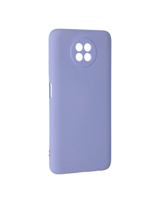 Xiaomi Redmi Note 9 5g Kılıf Nano İçi Kadife Silikon - Lila