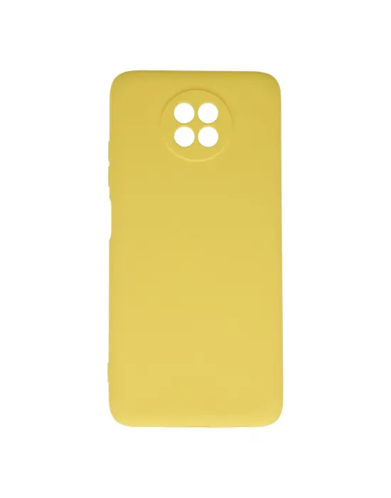 Xiaomi Redmi Note 9 5g Kılıf Nano İçi Kadife Silikon - Sarı