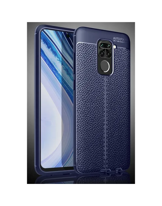 Xiaomi Redmi Note 9 Kılıf Auto Focus Kapak - Lacivert
