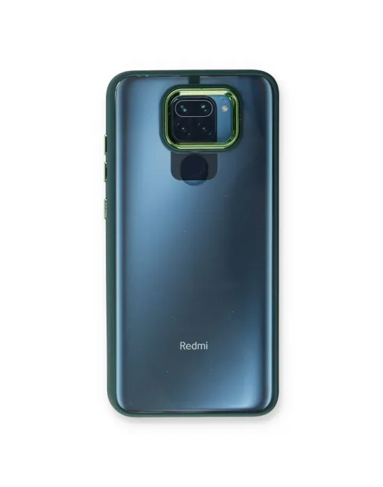 Xiaomi Redmi Note 9 Kılıf Dora Kapak - Haki Yeşil