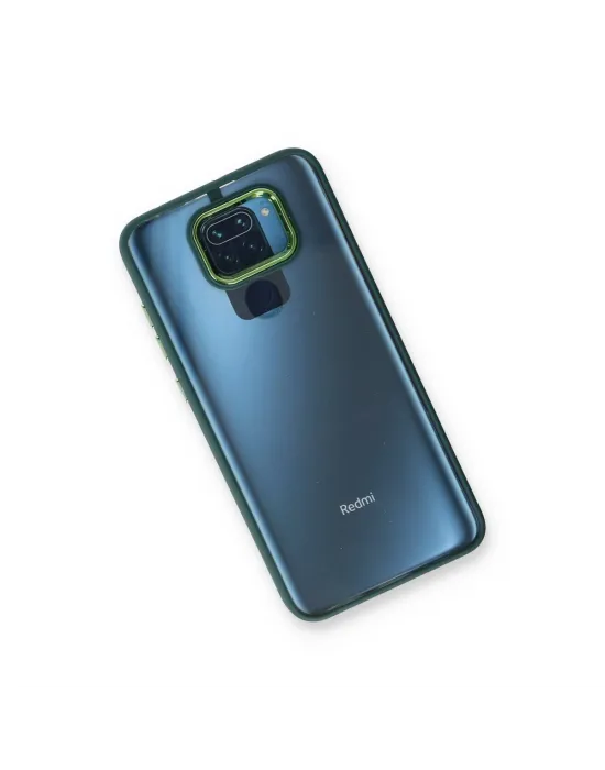Xiaomi Redmi Note 9 Kılıf Dora Kapak - Haki Yeşil