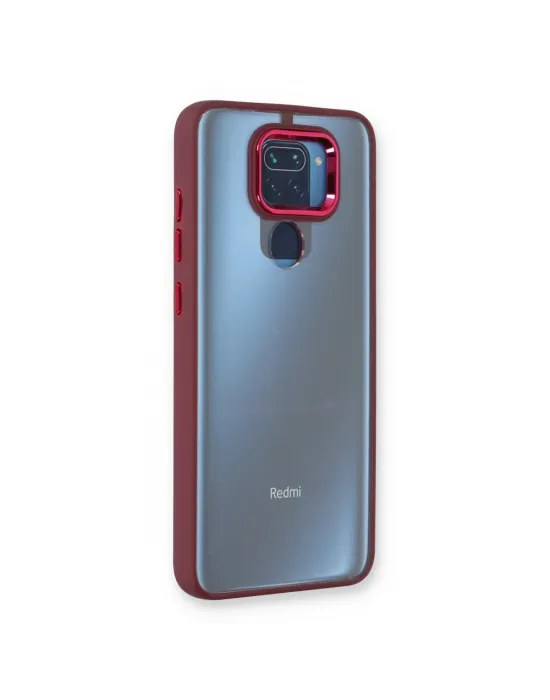 Xiaomi Redmi Note 9 Kılıf Dora Kapak - Kırmızı