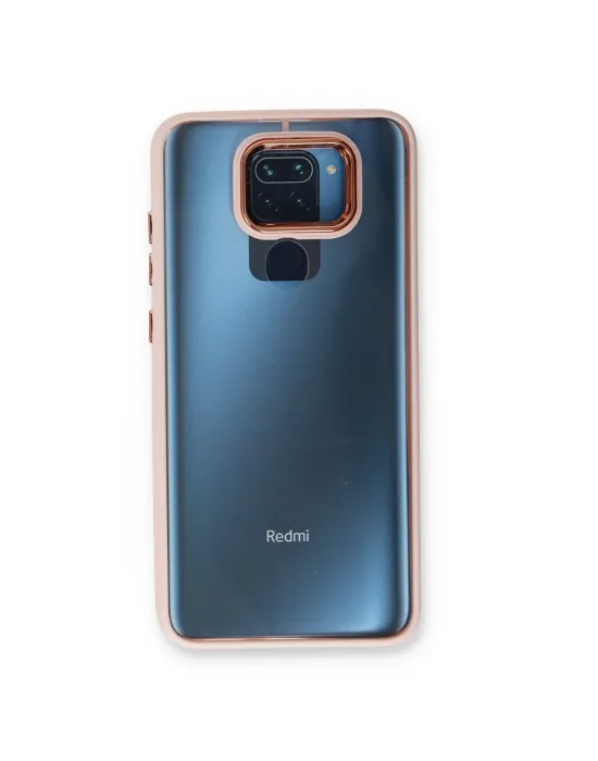 Xiaomi Redmi Note 9 Kılıf Dora Kapak - Pudra