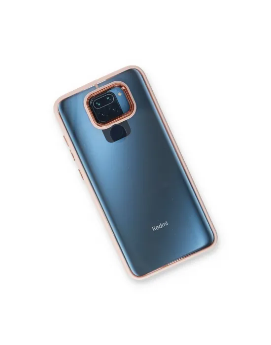 Xiaomi Redmi Note 9 Kılıf Dora Kapak - Pudra