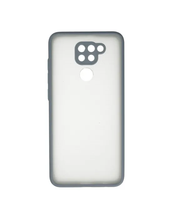 Xiaomi Redmi Note 9 Kılıf Montreal Silikon Kapak - Gri
