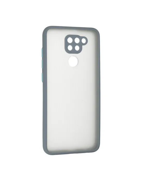 Xiaomi Redmi Note 9 Kılıf Montreal Silikon Kapak - Gri