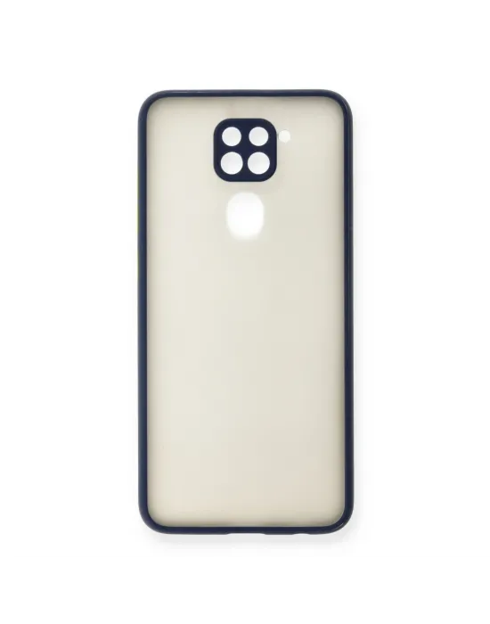 Xiaomi Redmi Note 9 Kılıf Montreal Silikon Kapak - Lacivert