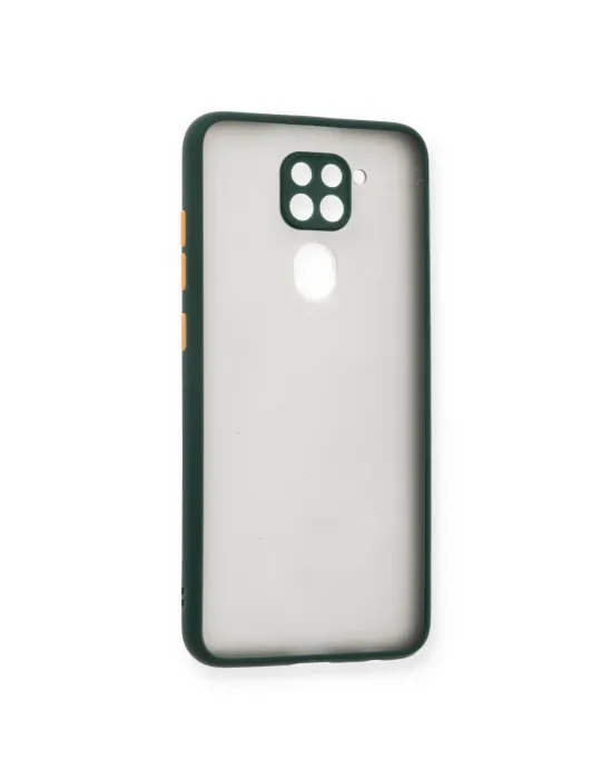 Xiaomi Redmi Note 9 Kılıf Montreal Silikon Kapak - Yeşil