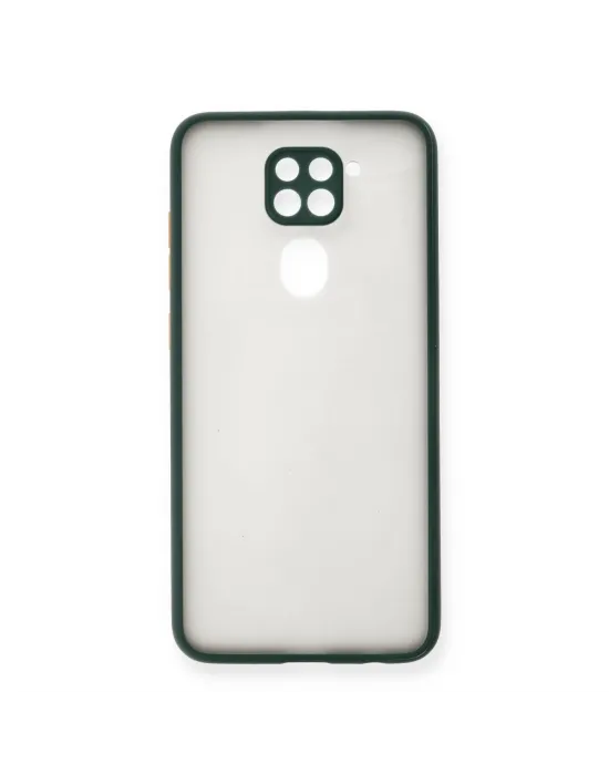 Xiaomi Redmi Note 9 Kılıf Montreal Silikon Kapak - Yeşil