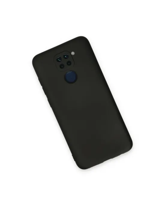 Xiaomi Redmi Note 9 Kılıf Nano İçi Kadife Silikon - Siyah