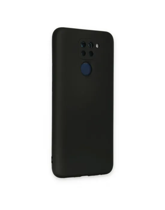 Xiaomi Redmi Note 9 Kılıf Nano İçi Kadife Silikon - Siyah