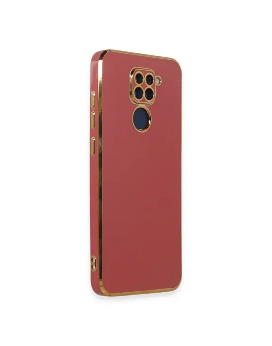 Xiaomi Redmi Note 9 Kılıf Volet Silikon - Kırmızı
