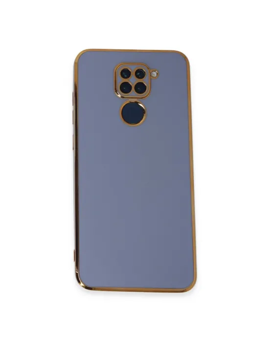 Xiaomi Redmi Note 9 Kılıf Volet Silikon - Mavi