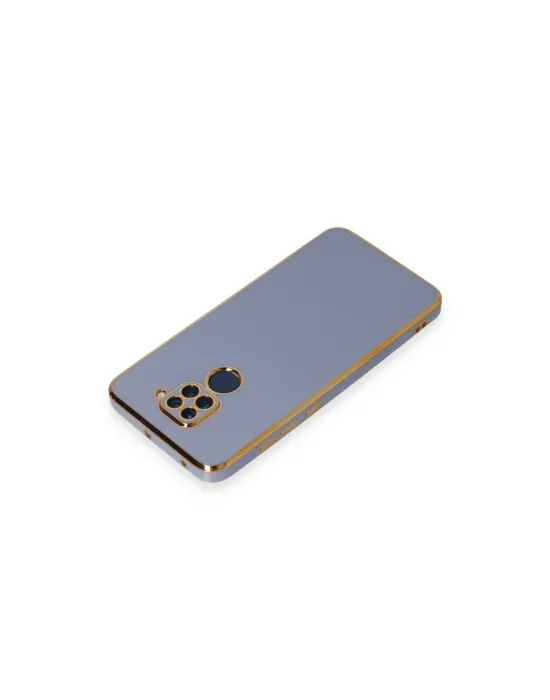 Xiaomi Redmi Note 9 Kılıf Volet Silikon - Mavi