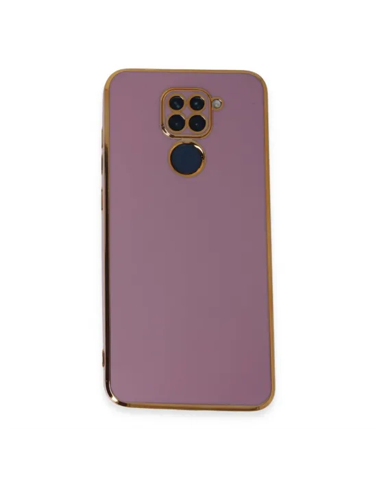 Xiaomi Redmi Note 9 Kılıf Volet Silikon - Mor