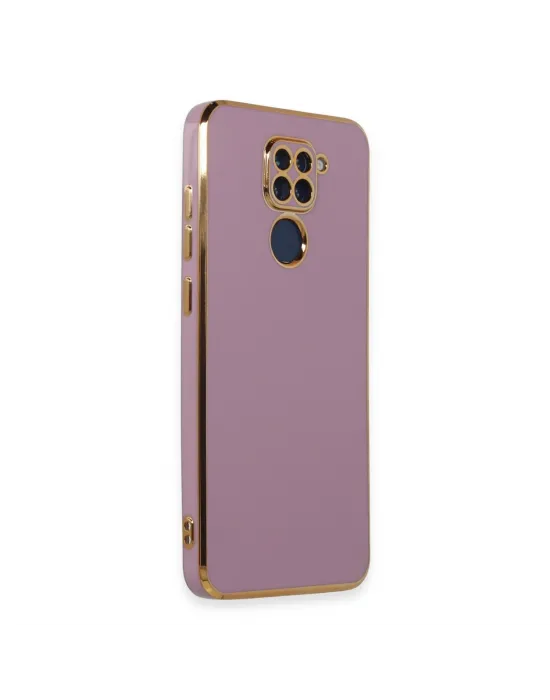 Xiaomi Redmi Note 9 Kılıf Volet Silikon - Mor