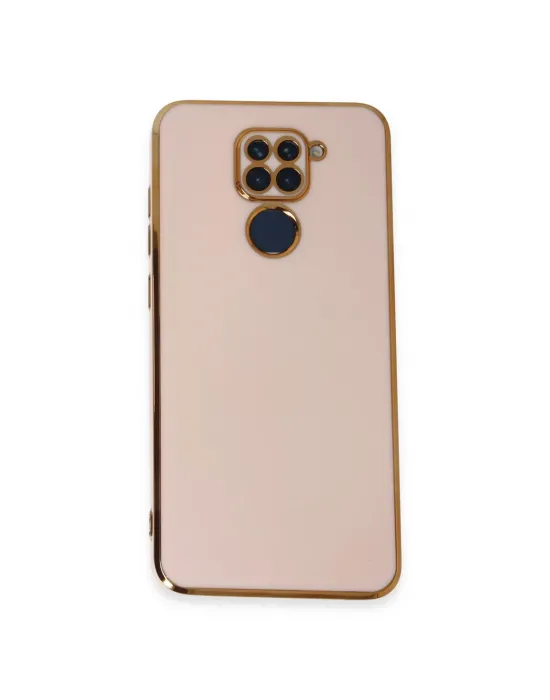 Xiaomi Redmi Note 9 Kılıf Volet Silikon - Pembe