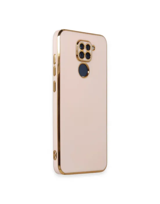 Xiaomi Redmi Note 9 Kılıf Volet Silikon - Pembe