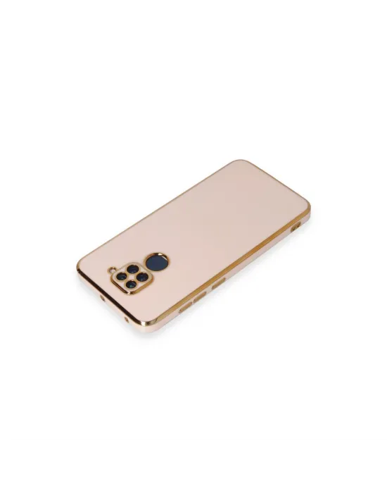 Xiaomi Redmi Note 9 Kılıf Volet Silikon - Pembe