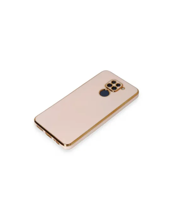 Xiaomi Redmi Note 9 Kılıf Volet Silikon - Pembe