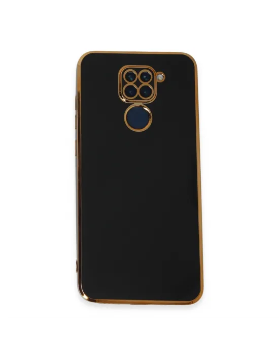 Xiaomi Redmi Note 9 Kılıf Volet Silikon - Siyah