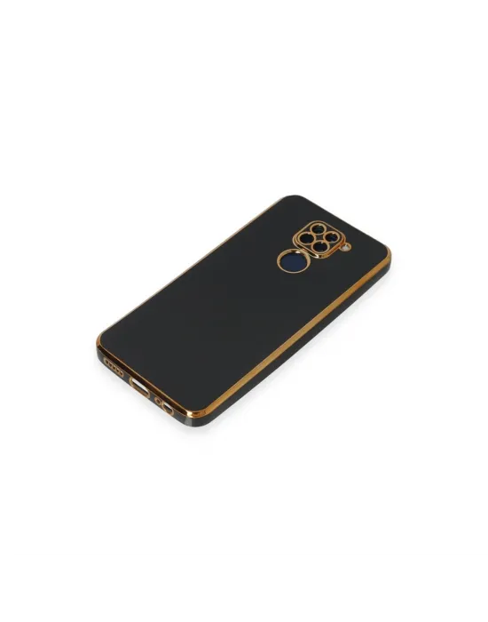 Xiaomi Redmi Note 9 Kılıf Volet Silikon - Siyah
