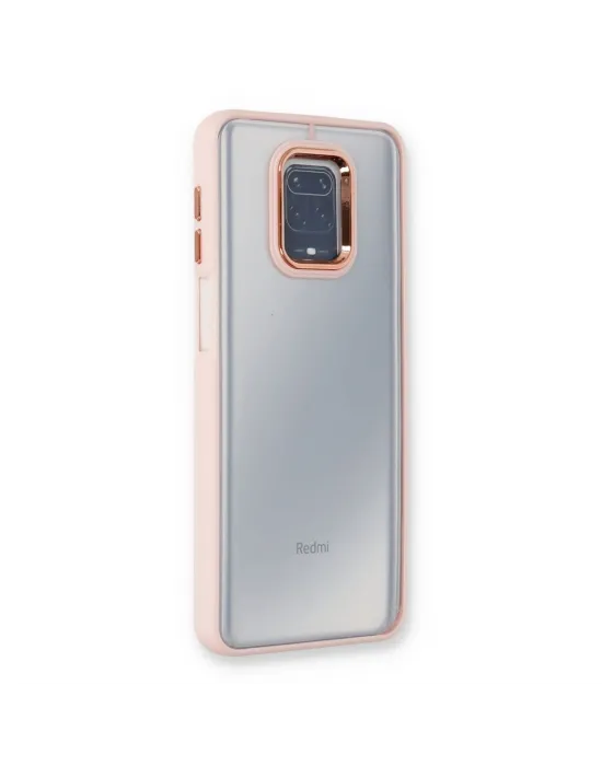 Xiaomi Redmi Note 9 Pro Kılıf Dora Kapak - Pudra