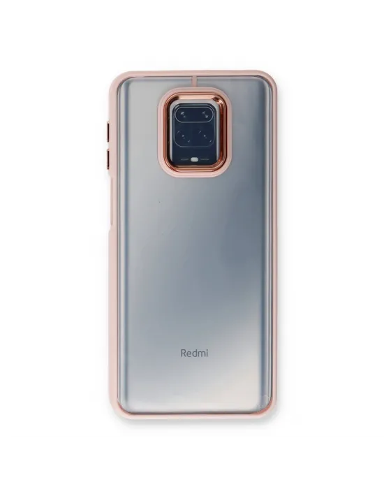Xiaomi Redmi Note 9 Pro Kılıf Dora Kapak - Pudra