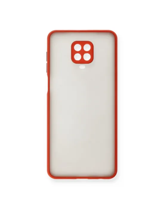 Xiaomi Redmi Note 9 Pro Kılıf Montreal Silikon Kapak - Kırmızı