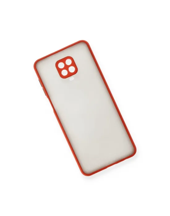 Xiaomi Redmi Note 9 Pro Kılıf Montreal Silikon Kapak - Kırmızı