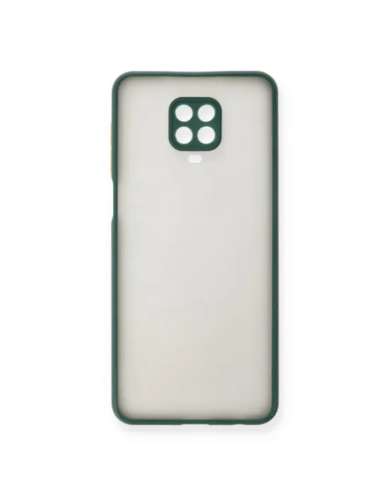 Xiaomi Redmi Note 9 Pro Kılıf Montreal Silikon Kapak - Yeşil