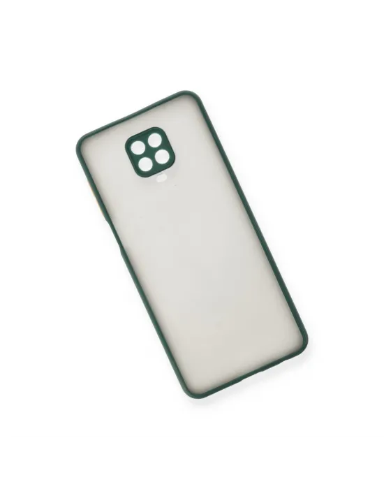 Xiaomi Redmi Note 9 Pro Kılıf Montreal Silikon Kapak - Yeşil