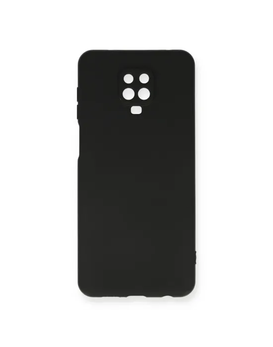 Xiaomi Redmi Note 9 Pro Kılıf Nano İçi Kadife Silikon - Siyah