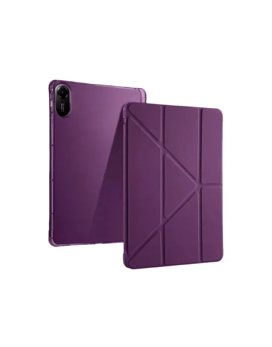 Xiaomi Redmi Pad 2 Kalemlikli Mars Tablet Kılıfı - Mürdüm
