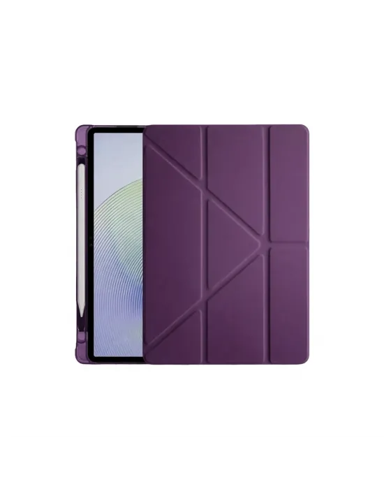 Xiaomi Redmi Pad 2 Kalemlikli Mars Tablet Kılıfı - Mürdüm