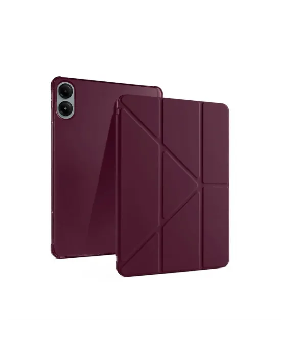 Xiaomi Redmi Pad Pro 12.1 Kılıf Kalemlikli Mars Tablet Kılıfı - Mürdüm