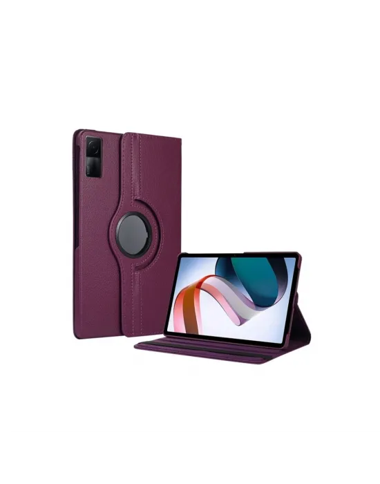 Xiaomi Redmi Pad Se 4g Kılıf 360 Tablet Deri Kılıf - Mürdüm