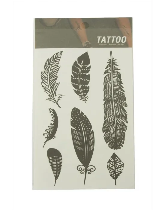 Yaprak Tattoo Dövme Sticker
